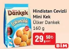 ÜLKER HİNDİSTAN CEVİZLİ MİNİ KEK 160 G